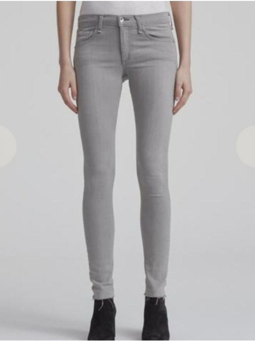 Rag & Bone Ankle Skinny In Burmese Gray Skinny Jeans Nwt Size 28